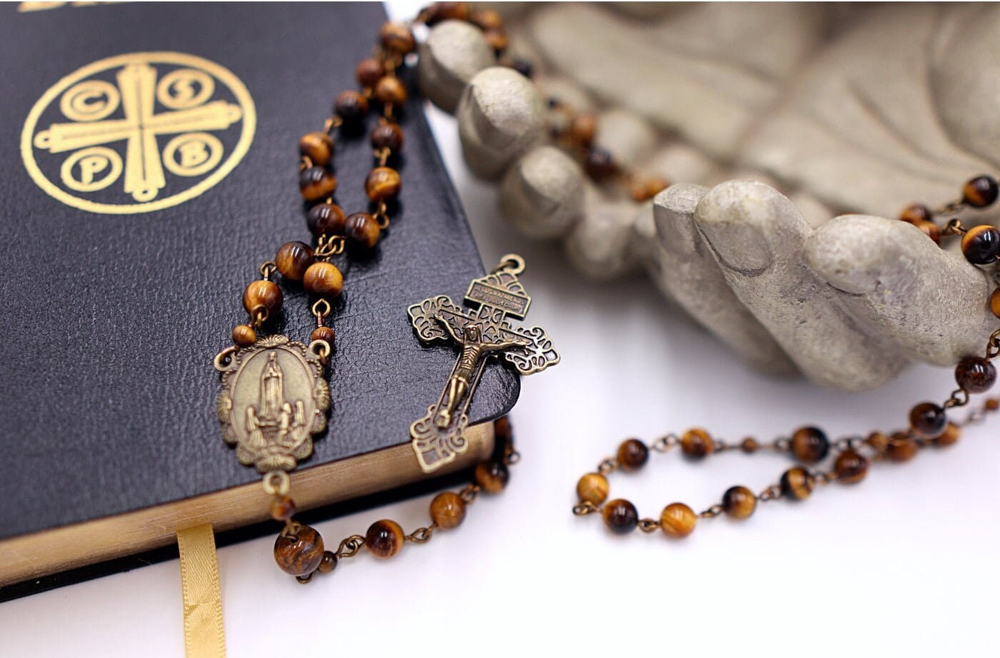 Brown Gemstone Rosary