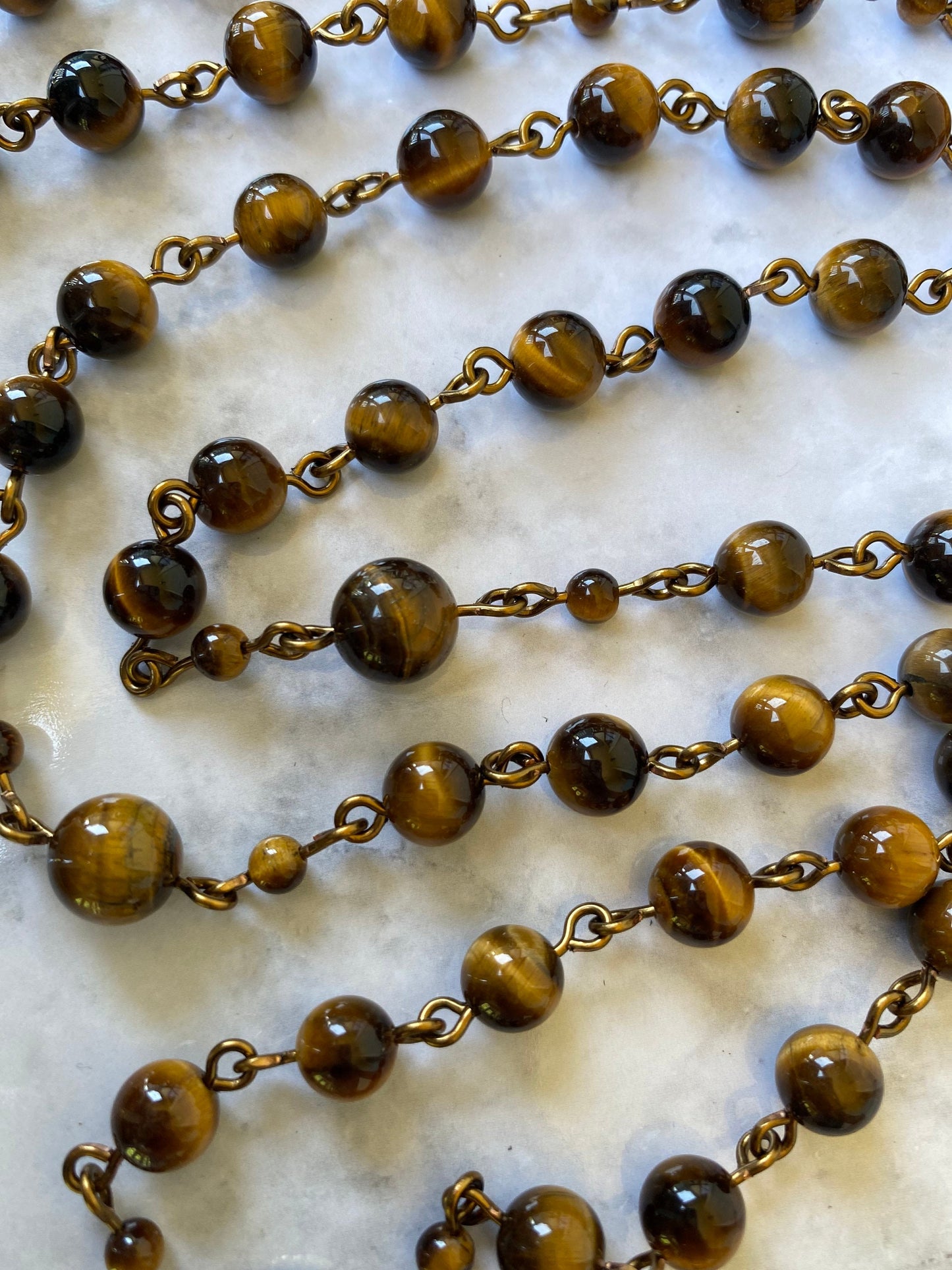 Brown Gemstone Rosary
