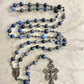The Midnight Sentinel Pardon Rosary – Dumortierite & Gunmetal