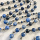 The Midnight Sentinel Pardon Rosary – Dumortierite & Gunmetal