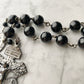 Midnight Black Spinel "Pardon" Pocket Rosary