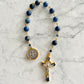 Cobalt & Gold Dumortierite "Guardian" Pocket Rosary