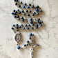 The Marian Vigil Rosary – Dumortierite & Silver