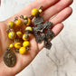 Solar Vigilance "Benedictine" Pocket Rosary:  Radiant. Fortified. Fearless.