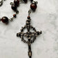 The Precious Blood Heritage Rosary – Red Tiger Eye & Gunmetal