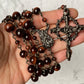 The Precious Blood Heritage Rosary – Red Tiger Eye & Gunmetal
