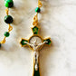 The Emerald Guardian Heritage Rosary – Green Tiger Eye & Enamel