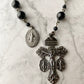 Midnight Black Spinel "Pardon" Pocket Rosary