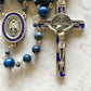 The Marian Vigil Rosary – Dumortierite & Silver