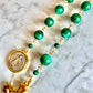 Malachite Tenner Rosary