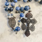 The Midnight Sentinel Pardon Rosary – Dumortierite & Gunmetal