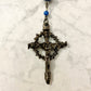 The Midnight Sentinel Pocket Rosary – Dumortierite & Crown of Thorns