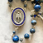 The Marian Vigil Rosary – Dumortierite & Silver
