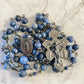 The Midnight Sentinel Pardon Rosary – Dumortierite & Gunmetal