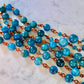 The Stella Maris Heritage Rosary – Pacific Blue Apatite & Antique Copper