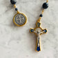 Cobalt & Gold Dumortierite "Guardian" Pocket Rosary