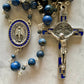The Marian Vigil Rosary – Dumortierite & Silver