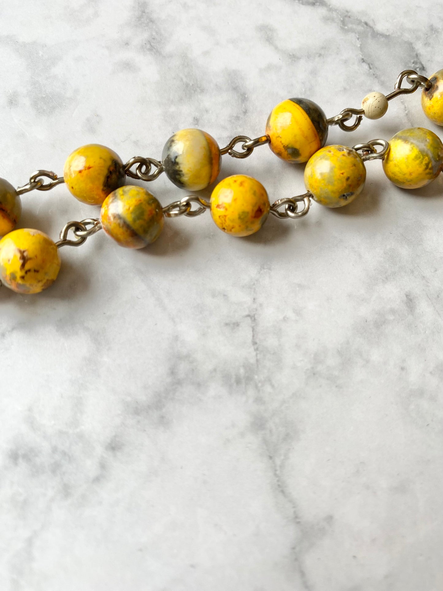 Solar Vigilance "Benedictine" Pocket Rosary:  Radiant. Fortified. Fearless.