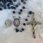 The Marian Vigil Rosary – Dumortierite & Silver
