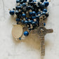 The Marian Vigil Rosary – Dumortierite & Silver