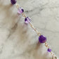 Large Bead Purple Rosary