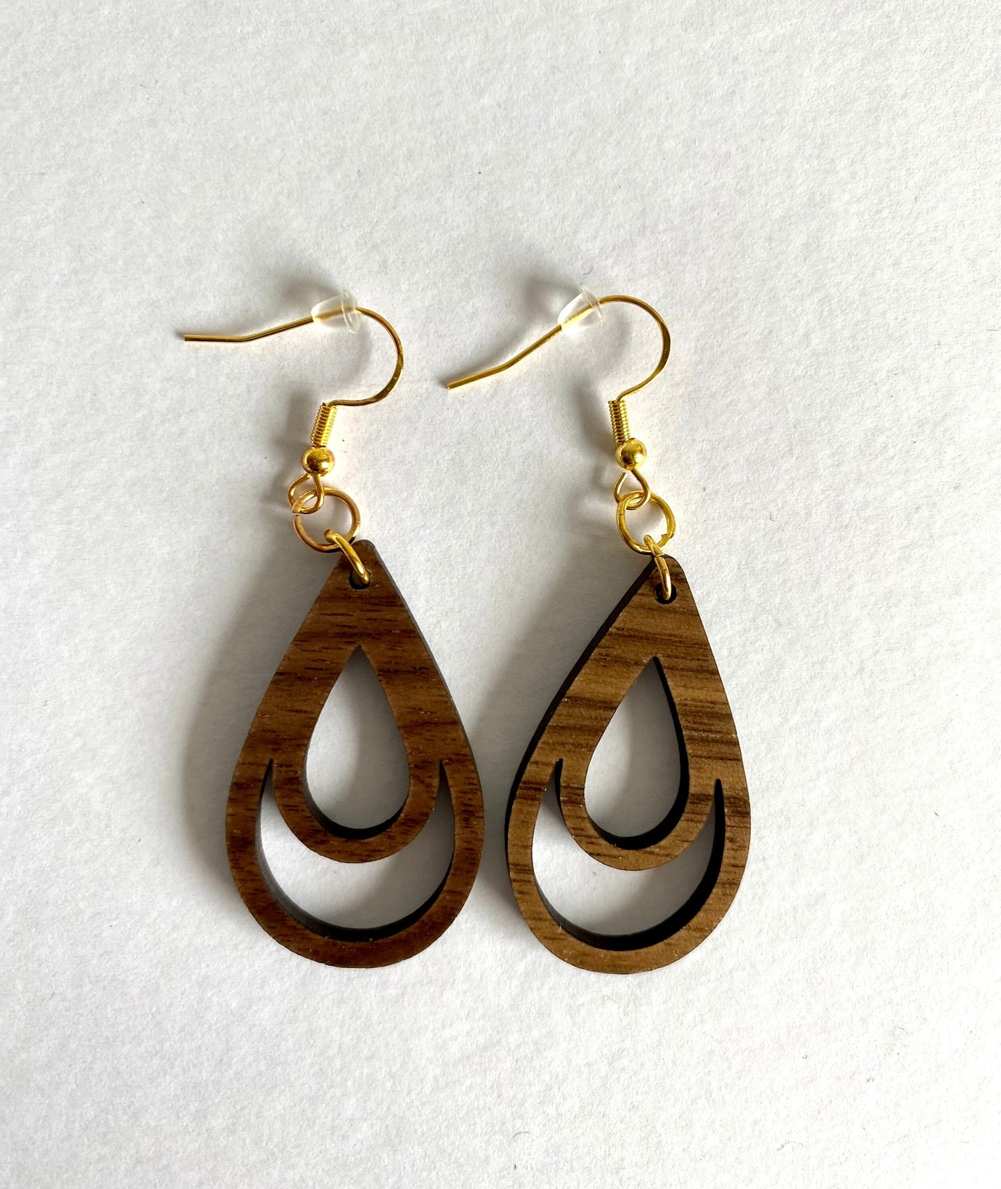 Wooden Loop Earrings