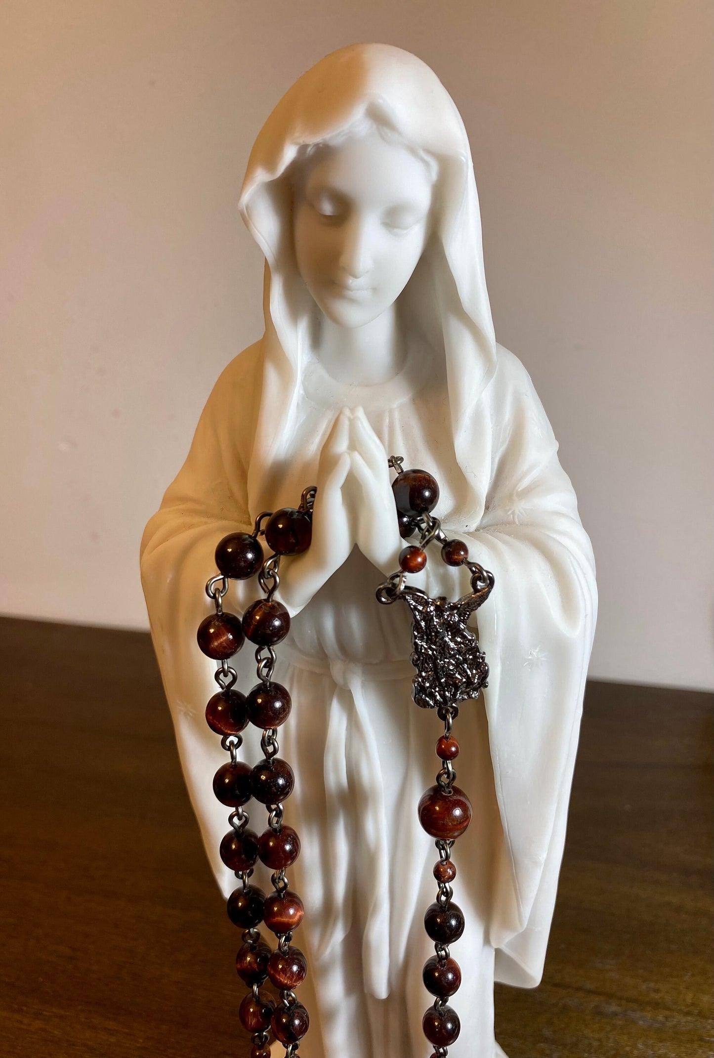 Large Bead Red Tiger Eye Rosary