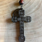 Red Tiger Eye Gemstone Catholic Rosary Keychain