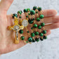 Green Tiger Eye Rosary