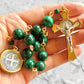 Malachite Tenner Rosary